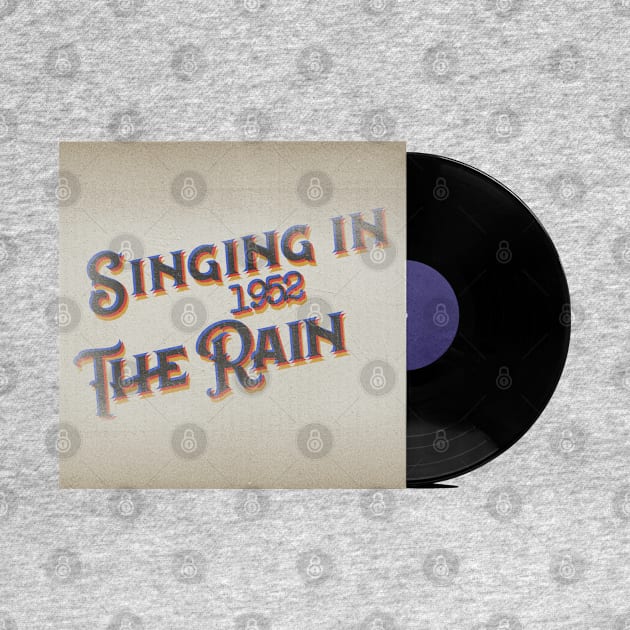 RETRO VINYL SINGING RAIN 50s by elSALMA